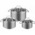 CLASSBACH Set posode C-KTS/6-delni/indukcija/inox, steklo, (5000110698)