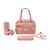 Doomoo - Previjalna torba Fluffy, Corduroy Pink