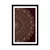 Plakat s paspartujem okrasna Mandala z detajli - 30x45 black