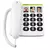 DORO vrvični telefon PHONEEASY 331PH, Bela