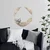 Aberto Design Set zidne dekoracije Love Birds - 2, 41x21x4, 26x8x2 cm, 3 komada, Krem