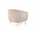 ATELIER DEL SOFA Fotelja Eses Beige Wing