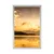 Plakat slika gorskega jezera - 30x45 silver