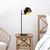 Opviq Stona lampa Alfa-13007-US, 18x20x58 cm, Crna