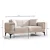 Atelier del Sofa Dvosed Horizon 85x77x170cm Bež