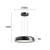 LED luster na sajli ALENSA LED/60W/230V CRI 94 crna