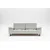 Atelier del Sofa Dvosed na razvlačenje Mustang 99x83x199cm Beli