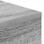 Studio radni stol Siva Sonoma 152 x 40 x 19,5 cm