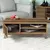 Hanah Home Set TV komoda i klub sto Inci, 4 komada, Orah