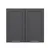 Hanah Home kuhinjski element Minar 7997, 80 cm, beli / antracit