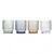 Kozarci v kompletu 4 ks 300 ml Flora – Salt&Pepper