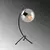 Opviq Stona lampa E27 Socket, Crna