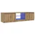 TV ormarić s LED svjetlima Artisan hrast 140x40x36 cm