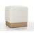Atelier del Sofa Tabure 45x45x45cm, Krem