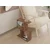Hanah home Klub sto Zet 45x51,4x17cm Bež