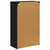 TV zidni ormar Zidne Crna 59,5 x 31 x 100 cm Konstruirano drvo