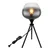 Globo 15548T1 - Stona lampa MAXY 1xE27/40W/230V crna