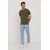 AERONAUTICA MILITARE Muška majica Underwear SCOTI002J508_VERDE_07001, Zelena