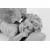 Slika črnobeli speči angelček - 60x40