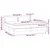 Vidaxl Box spring postelja z vzmetnico modra 200x200 cm blago