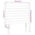 Vidaxl vidaXL LED vzglavje postelje, sivo-rjavo, 90x5x118/128 cm, blago