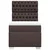 Vidaxl Box spring postelja z vzmetnico temno rjava 90x200 cm blago