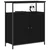 Kreveta Crni hrast 70 x 30 x 80 cm Konstruirano drvo