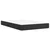 vidaXL Postelja boxspring z vzmetnico Črna 120 x 190 cm Blago