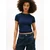 Tommy Jeans Majica ESSENTIAL mornarska/kraljevo modra/bela