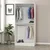 Hanah home Ormar Kale 90x190x52cm Crno-Beli