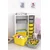 HANAH HOME Višenamenska polica Zen 2D2K6U White Grey Yellow