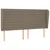 Vidaxl Box spring postelja z vzmetnico taupe 200x200 cm blago