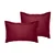 Tonne Rosse - Set jastučića 90 Tamno Crvena Oxford (2 komada)