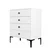 Hanah Home Komoda Lizbon 542 76x90,7x40cm Bela
