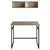 Hanah home Radni sto 90x75x60?cm Orah
