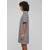 Womens striped dress oversized white/black