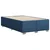 Vidaxl Box spring postelja z vzmetnico modra 120x190 cm blago