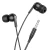 Žičane in-ear slušalice Jack 3.5 mm Hoco M124 crne