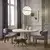 LED luster na sajli RELAX LED/15W/230V zlatna/bela