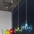 Sollux SL.0248 - Luster na sajli BALL 1xE27/15W/230V prečnik 30 cm proziran/sjajni hrom