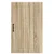 Vidaxl Omarica na steni LUCCA Sonoma hrast 50 x 31 x 80 cm
