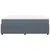 Vidaxl Box spring postelja z vzmetnico temno siva 160x200 cm žamet