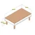 Hanah Home Klub sto Bohem 852, 180x35.6x60 cm, Smeđe-beli