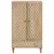 Visoka komoda 60 x 33 x 100 cm od masivnog drva manga