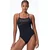 Speedo endurance+ logo thin strap anthracite xs - uk30