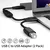 INF Adapterski kabel USB-C v USB 3.0 5 Gbps Black, (21248013)
