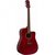 Akustična Gitara Flight Guitars D-155C RD Red