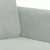 Vidaxl Trosed svetlo siv 180 cm žamet