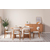 HANAH HOME Trpezarijski sto Lugias Beech