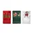 Set peškira Santa C - Zeleni, Crveni i Bele boje (3 komada)